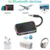 2025 Beeitzie Ultra Airplane Bluetooth 5.4 Transmitter for All Headphones