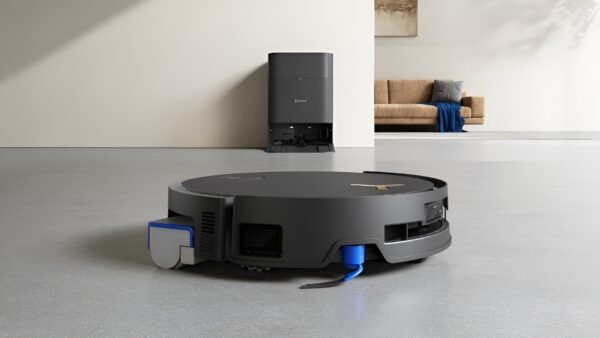 ECOVACS DEEBOT X9 PRO OMNI: Robotic Vacuum and Mop with 16600 Pa Suction and ZeroTangle
